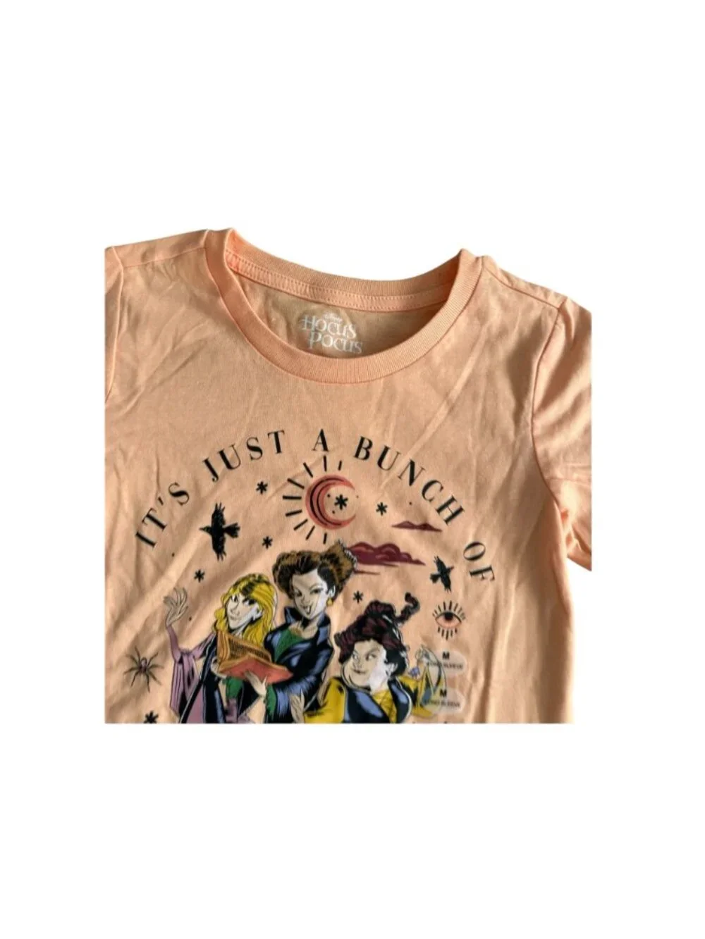 HOCUS POCUS Girls Witch Long Sleeve Shirt Size Medium NEW NWOT